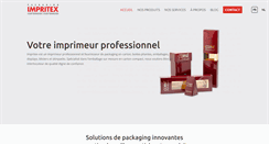 Desktop Screenshot of impritex.eu